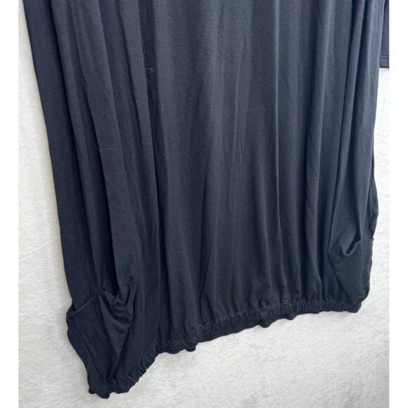 NOBLU Women's Lagenlook Black Balloon Hem Dress Size Small - Picture 6 of 8